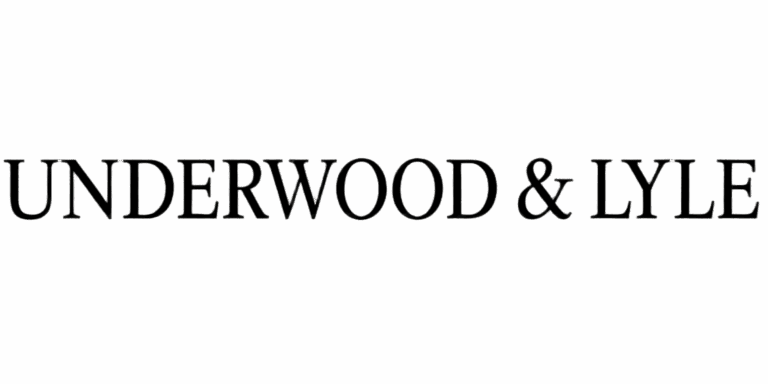 The image displays the text "UNDERWOOD & LYLE" in bold, black uppercase serif letters on a white background.